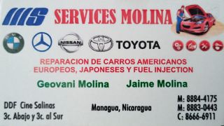 transporte coche managua SERVICE MOLINA